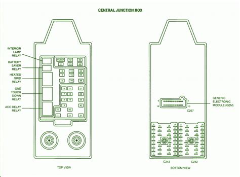 access central junction box 2001 150|central junction box diagram.